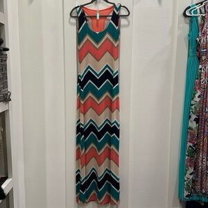 Maxi Dress, colorful, size M